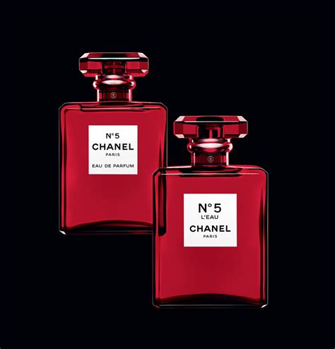 chanel 5 l eau red